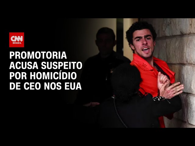 Promotoria acusa suspeito por homicídio de CEO nos EUA | CNN PRIME TIME