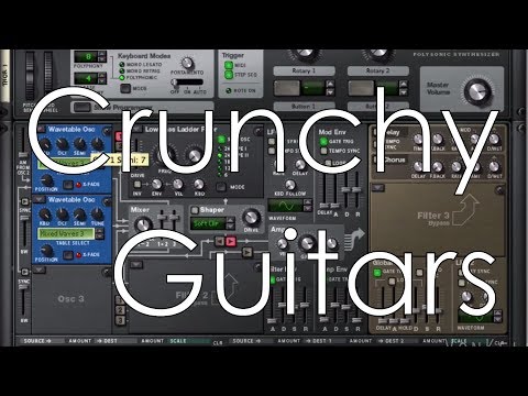 How to create crunchy guitars with Reason | Tutorial