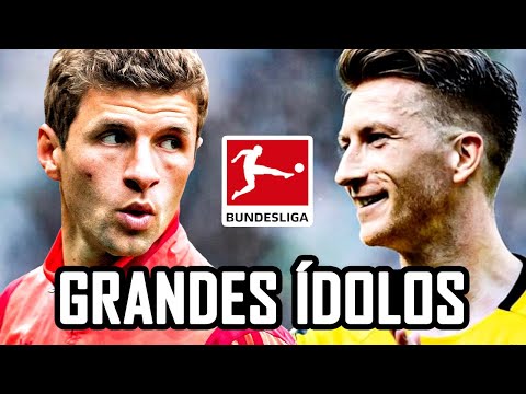 OS MAIORES ÍDOLOS DOS CLUBES ALEMÃES NA ATUALIDADE