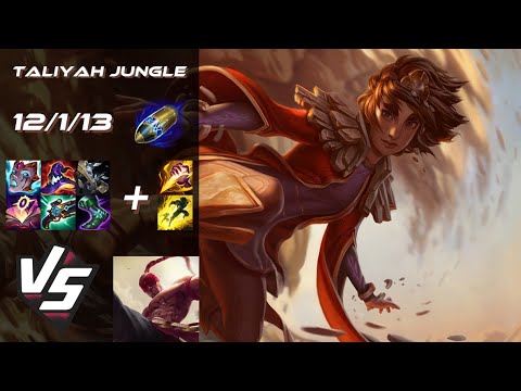 JUNGLE Taliyah vs Lee Sin - EU Grandmaster Patch 14.7