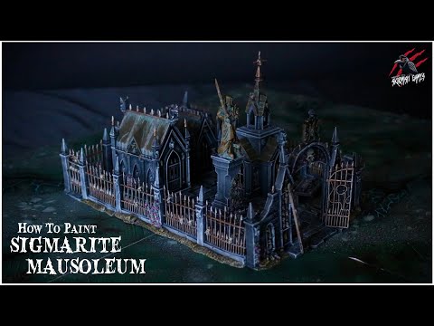 WARCRY SIGMARITE MAUSOLEUM SET - How To Paint Warhammer Warcry Terrain Easy Beginner Tabletop Ready