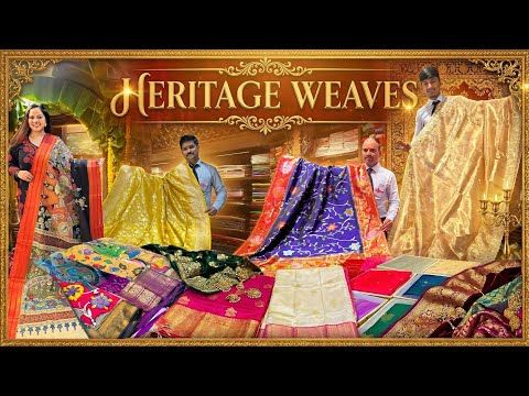 Never Seen In My 3-Year Career | Pure Kanjivaram, Pen Kalamkari, Tissue Silk Saree | Heritage Weaves