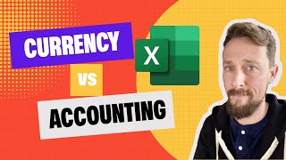 Currency vs Accounting Number Format in Excel with shortcuts