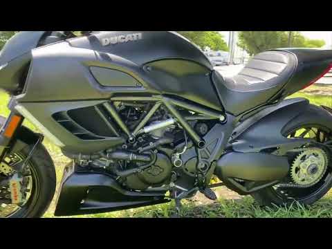 2013 Ducati Diavel Dark in North Miami Beach, Florida - Video 1