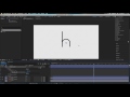 Dots to lines to letters - Adobe After Effects tutorial