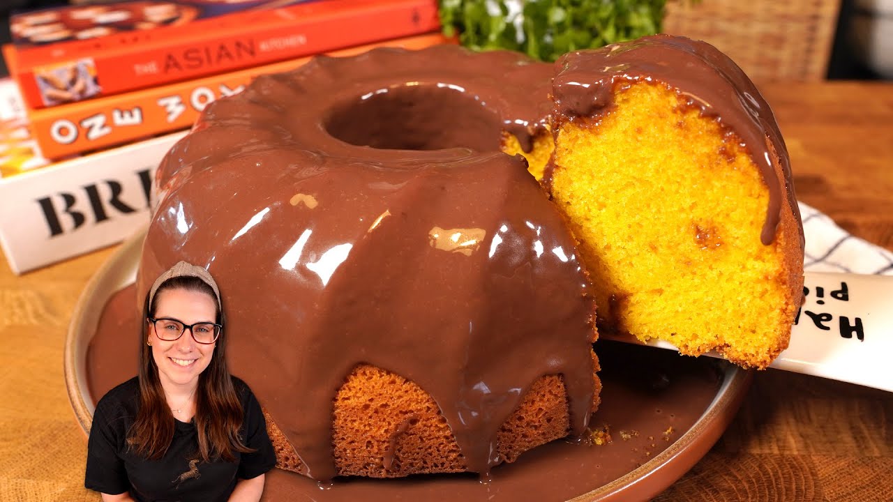 BOLO DE CENOURA FOFINHO | DICAS PRA NUNCA MAIS ERRAR! Bolo de cenoura com cobertura de chocolate