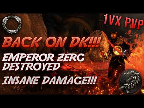 Back On My Dragonknight PvP Build! 🔥 SOLO 1vX & Emperor Zerg EXPOSE 🔥 | ESO DK Firesong