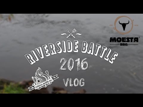 vlog zum 1. Moesta-BBQ Riverside Battle, Holzkohle Kugelgrill -- tobias.grillt.de