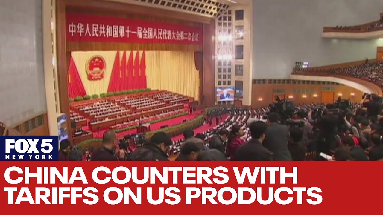 China counters with tariffs on US products