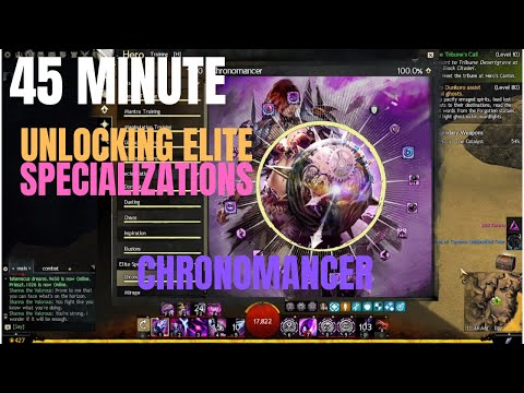 UNLOCKING ELITE SPECIALIZATIONS CHRONOMANCER MESMER GUILD WARS 2