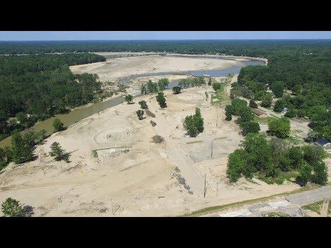 Sanford lake, dam and the park(video and pics)