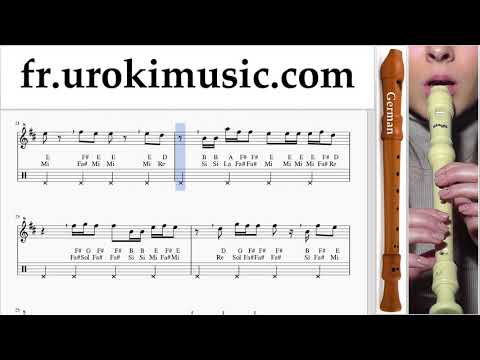 Cours de Flute à bec (G.) The Chainsmokers - Sick Boy Tuto Partitions um-ih829