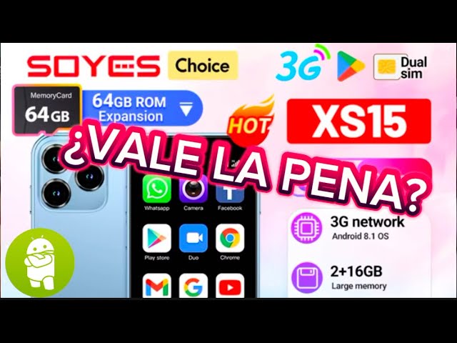 Vídeo relacionado con YOHOPE 3G Mini móvil, Smartphone para niños, Android 9.0 Procesador de Cuatro núcleos, 2 GB de RAM, 16 GB de ROM, 5,0 MP, móvil económico sin Contrato (Rosa)