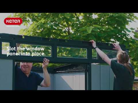 Keter 7’x 7′ Artisan Heavy Duty Plastic Pent Shed
