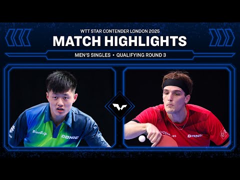 Fanbo Meng vs Luka Mladenovic | MS QR 3 | #WTTLondon 2025