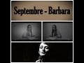 Septembre ( Quel joli temps ) - Barbara (Cover by ...