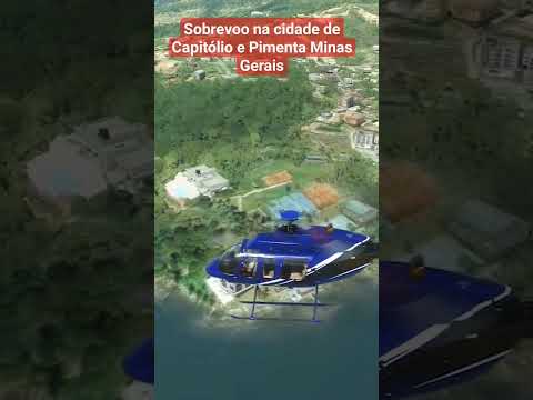Cidade de capitólio e Pimenta em Minas Gerais no MSFS 2020 #macelobrpcgame #gameplay #helicopter