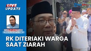 Cagub Jakarta Ridwan Kamil Diteriaki 'Hidup Anies' saat Ziarah Makam Mbah Priok di Jakarta Utara