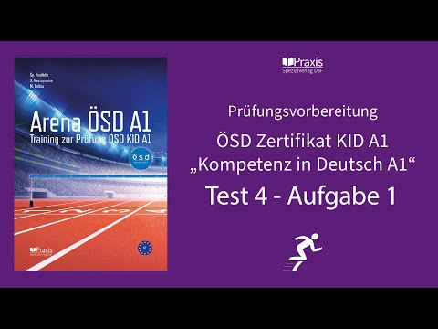 Arena ÖSD A1 | Test 4, Hören, Aufgabe 1 | Prüfungsvorbereitung ÖSD KID A1