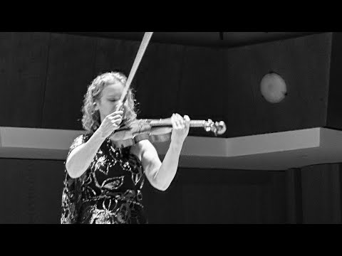 Hilary Hahn plays Bach Sonata No.3 C Major, live in Athens (GA)