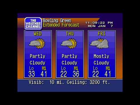 WeatherSTAR 4000 Simulator v. 4 - Bowling Green, KY - 1/7/2019 11:08pm