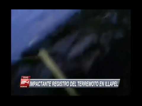 M8.3 Earthquake violentlly hits a house in Illapel, Coquimbo Region