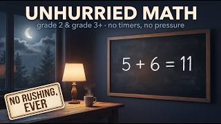 Slow Math for Slow Thinkers 🐢 | 172 Unhurried Addition & Subtraction Problems (Wait-Time Built In)
