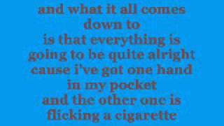 Hand In My Pocket - Lyrics