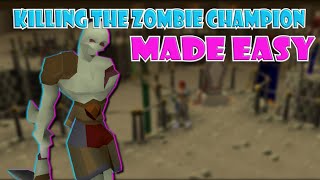 Quick Guide to Killing The Zombie Champion For The Champion Cape in OSRS