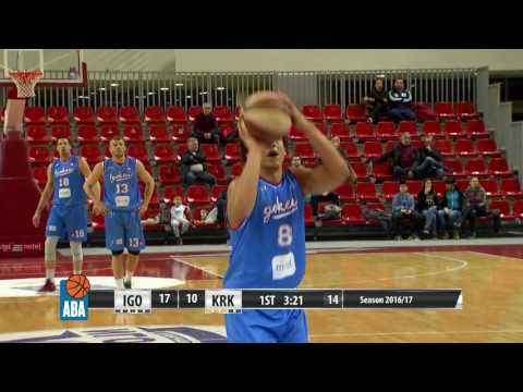 ABA Liga 2016/17, Round 23 match: Igokea - Krka (22.2.2017)