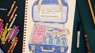 Magical Suitcase Drawing Tutorial