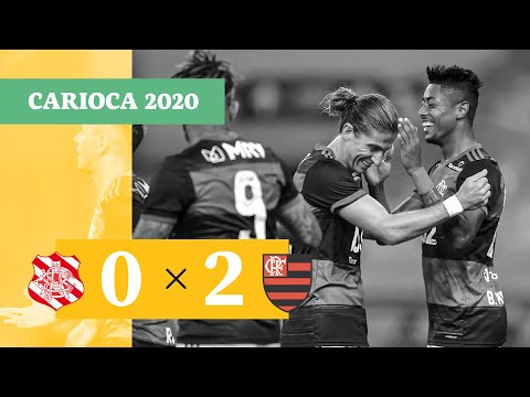 BANGU 0 X 3 FLAMENGO: BRUNO HENRIQUE MARCA DE CABEÇA E FAZ O SEGUNDO APÓS CRUZAMENTO DE GABIGOL