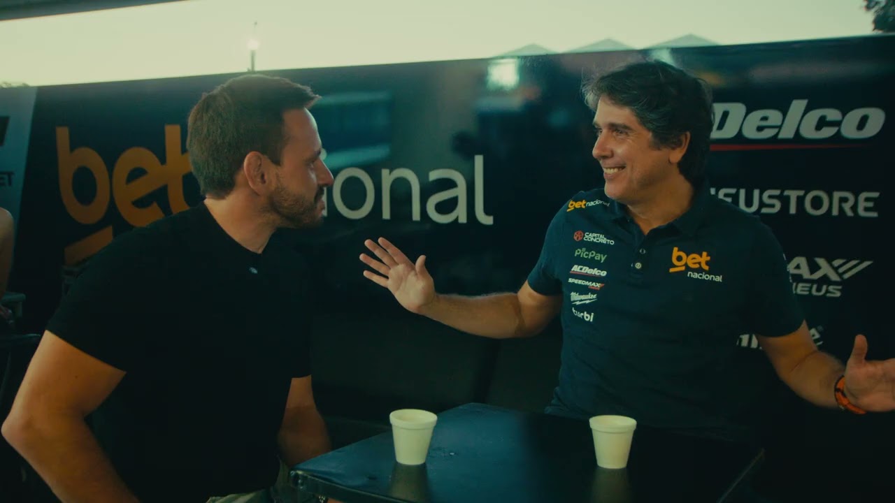 Bate-papo com Cacá Bueno no box da Team RC