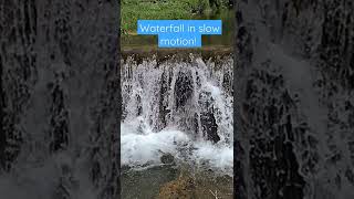 Slow motion waterfall.  Awesome! #hydrology