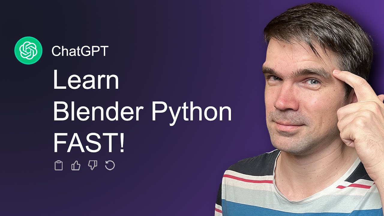 How to learn Blender Python with ChatGPT