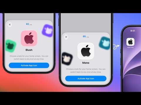 App Icon Picker Using SwiftUI | Xcode 27 thumbnail