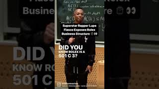 Lupe Fiasco Exposes Rolex business structure ⌚️👀