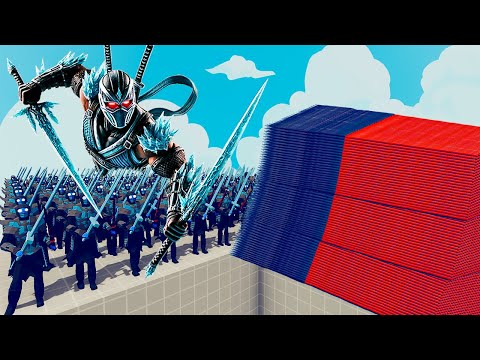 200x SUB-ZERO + 1x GIANT vs EVERY GOD - Totally Accurate Battle Simulator TABS
