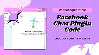 Facebook Messenger Chat Code | Add Chat Plugin Integration for website 2022 | find HTML site code