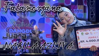 Download lagu NABILA AZKIYA TOP 1 , FESTIVAL SE-KUKAR 2022 ( Fatamorgana , Rita.s ) mp3 Download lagu NABILA AZKIYA TOP 1 , FESTIVAL SE-KUKAR 2022 ( Fatamorgana , Rita.s ) mp3