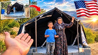 A tent changed their lives | A kind American woman's gift to a nomadic