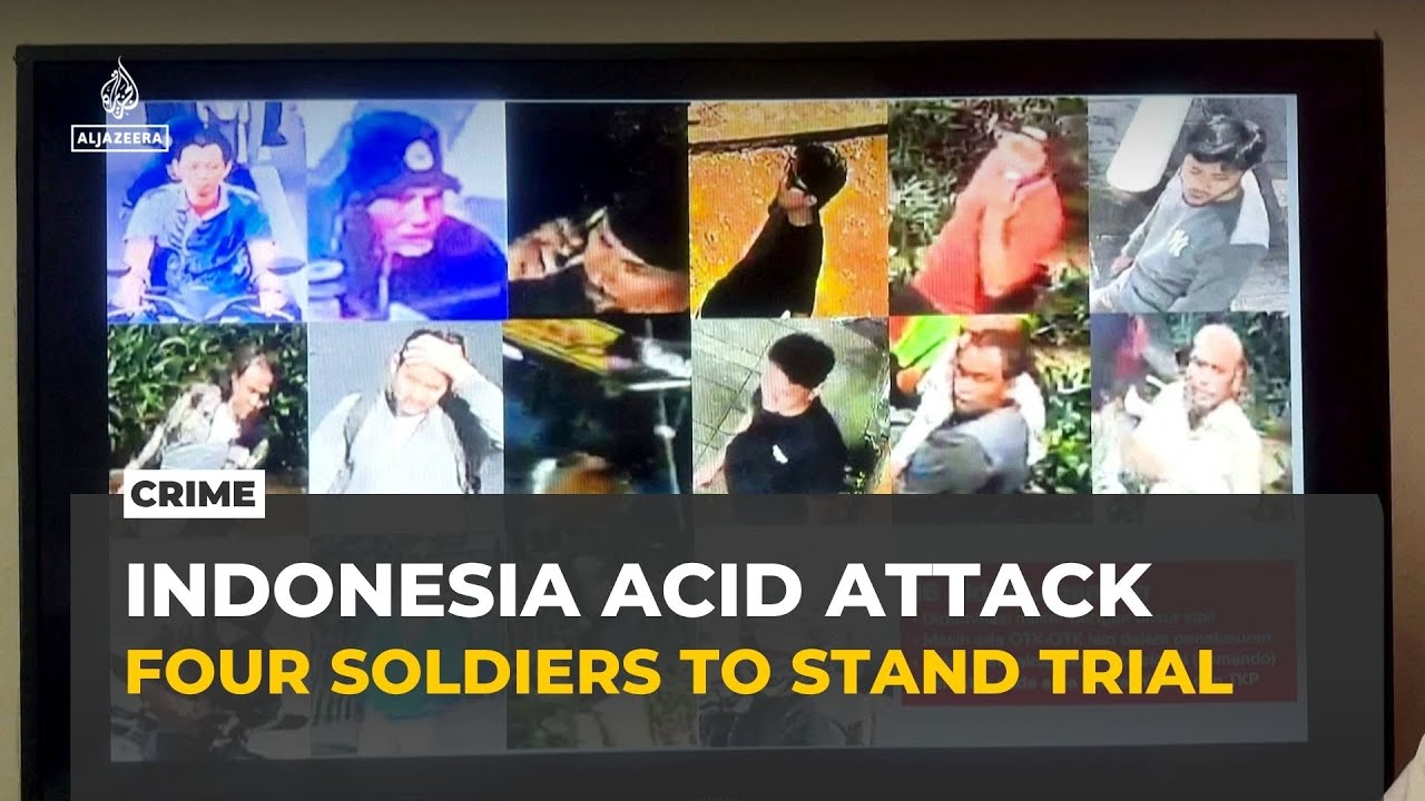 Four Indonesian soldiers to stand trial for acid attack on activist
