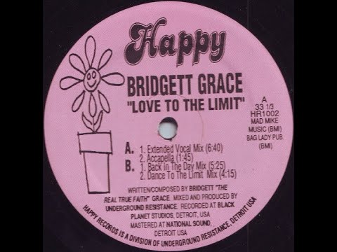 Bridgett Grace - Love To The Limit (Accapella) Happy records 1992