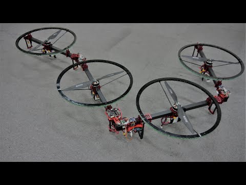 Hydrus: Transformable Multirotor with Two-dimensional  Multilinks - ICRA 2017