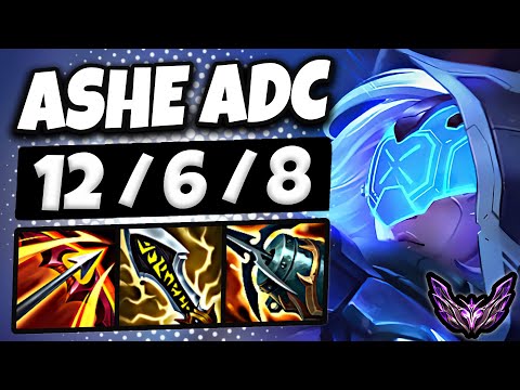 Ashe vs Tristana [ ADC ] Lol Korea Master Patch 25.18 ✅