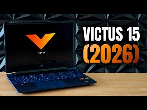 HP Victus 15 Gaming Laptop, 15.6" FHD 144Hz Display, AMD Ryzen 5 7535HS, 16GB DDR5 RAM, 512GB PCIe M.2 SSD, NVIDIA GeForce RTX 2050, HDMI, Webcam, Backlit Keyboard, Wi-Fi 6, Windows 11 Home, Silver video review thumbnail