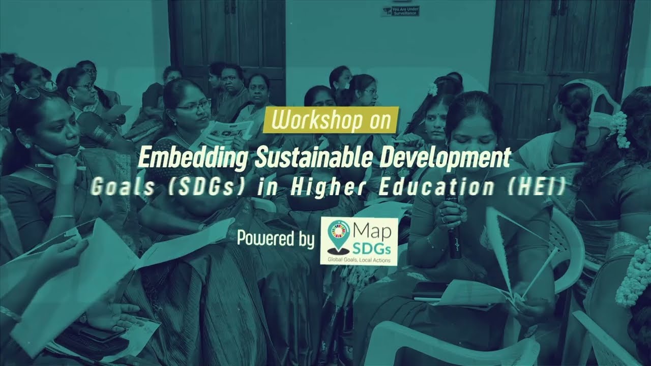SDG Awareness Workshop by MapSDG for Voorhees College Vellore