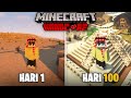 100 Hari Di Minecraft Hardcore Tapi Desert Only