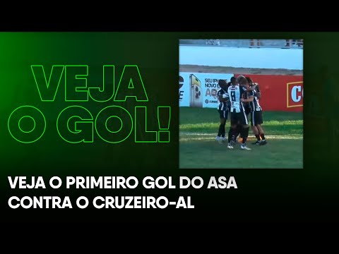 Veja o gol do ASA contra o Cruzeiro-AL pelo Campeonato Alagoano