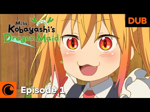 Miss Kobayashi's Dragon Maid Ep. 1 | DUB | The Strongest Maid in History, Tohru!